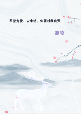 军营宠爱：安小姐，你要对我负责