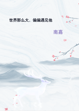 世界那么大，偏偏遇见他