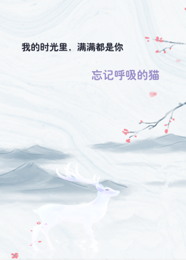 我的时光里，满满都是你