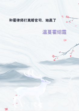 和霍律师打离婚官司，她赢了